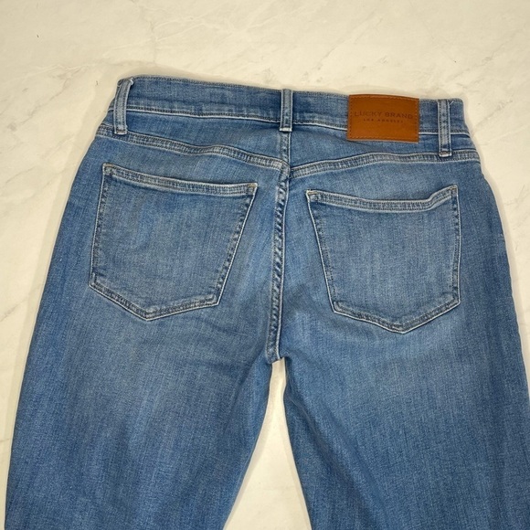 Lucky Brand Ava Mid Rise Crop Button Fly Skinny Jeans Size 6 - Picture 4 of 8